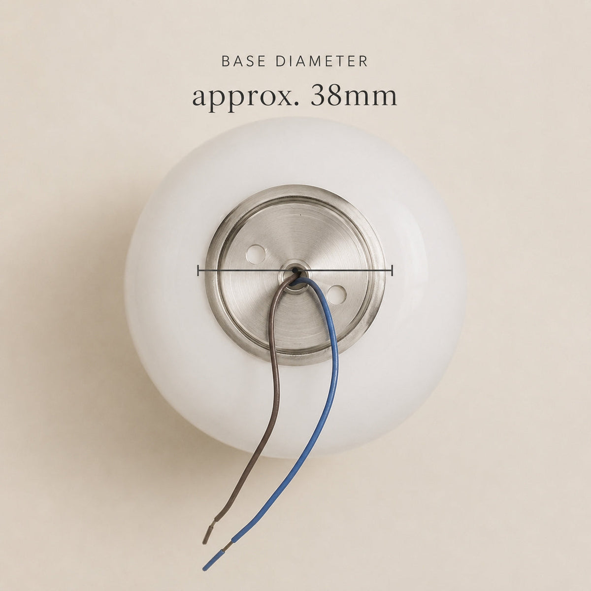 Round Glass Orb Wall Light - Zikora